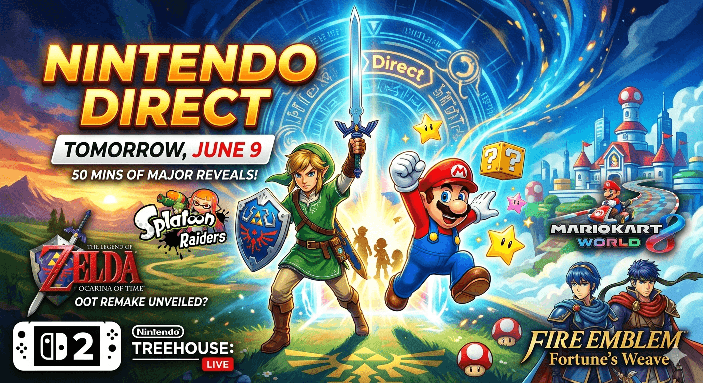 Summer Game Fest’s Grand Finale: 50-Minute Nintendo Direct Announced for June 9